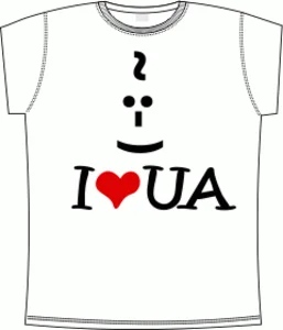 Smile I Love UA White